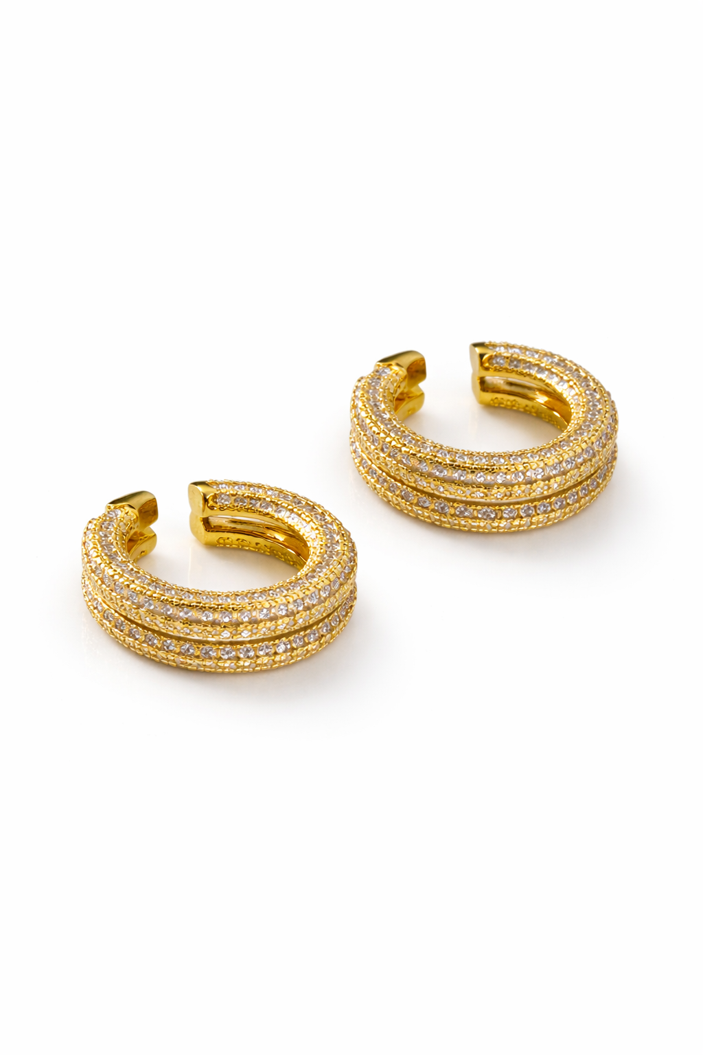 Golden Stone Ear Cuff