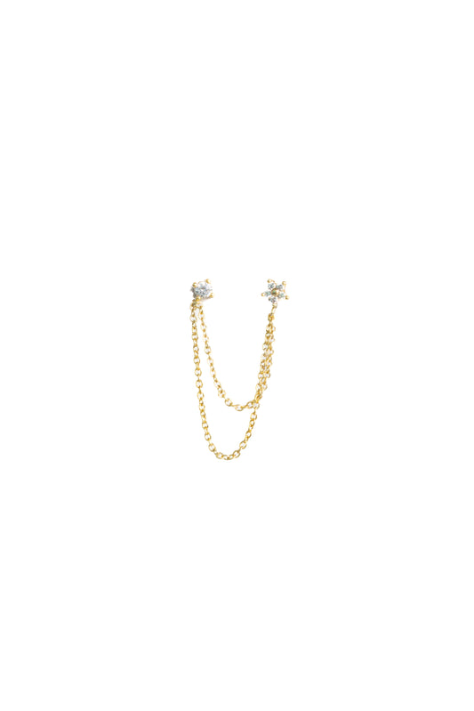 Twilight Stars Double Hoop