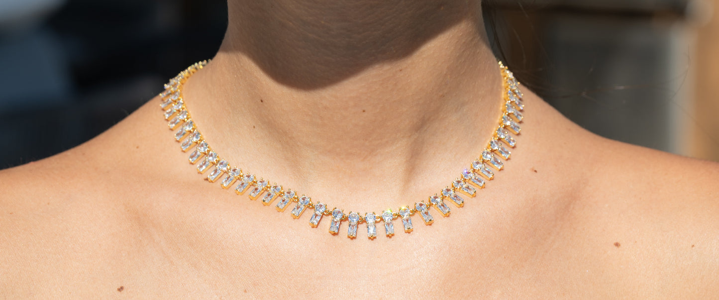 Diamond Rain Necklace