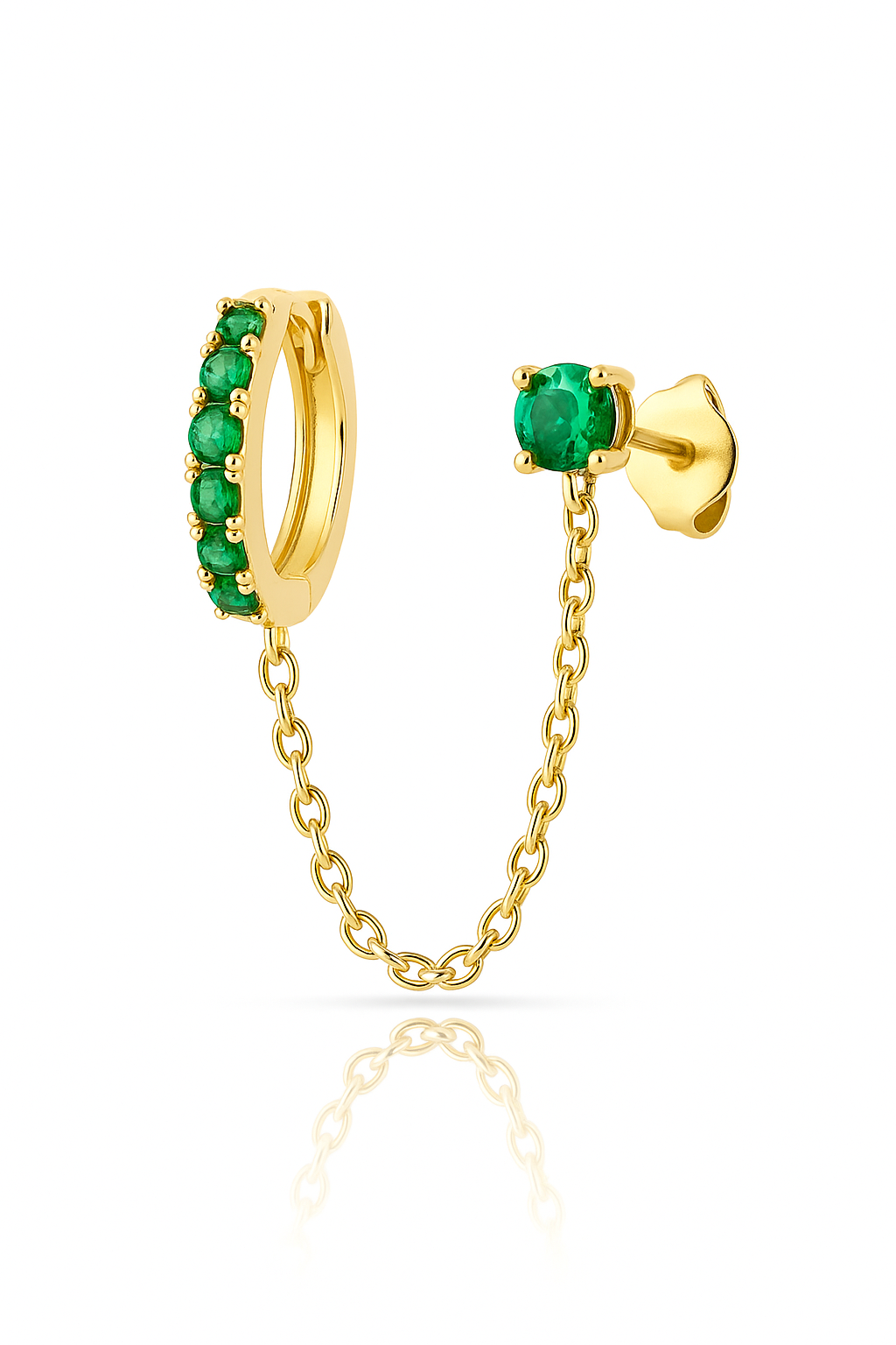 Rae Esmerald Double Hoop Earring