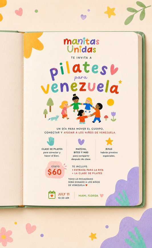 Manitas Unidas Pilates Class + Raffle Entry