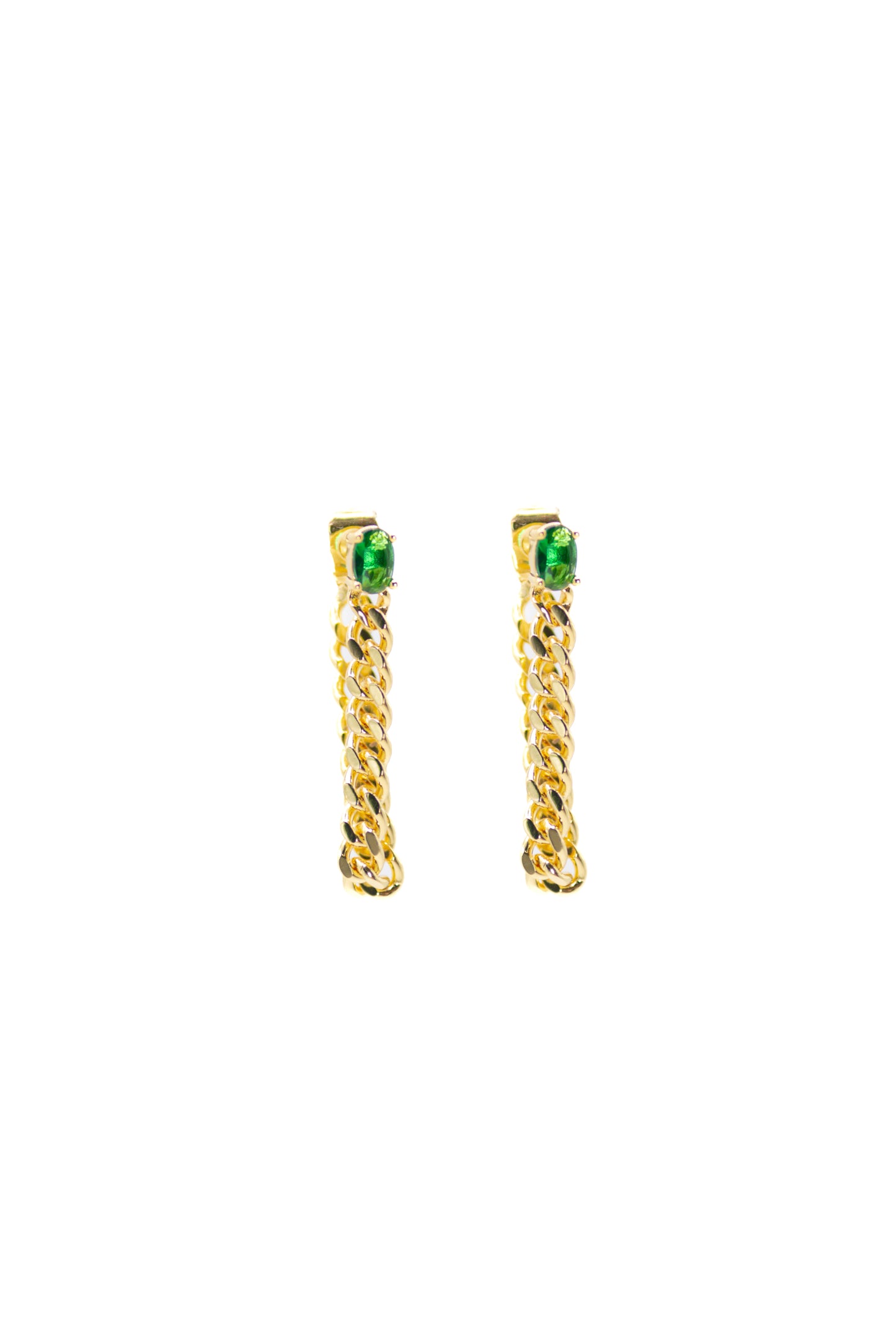 Chain Drop Goddess Green