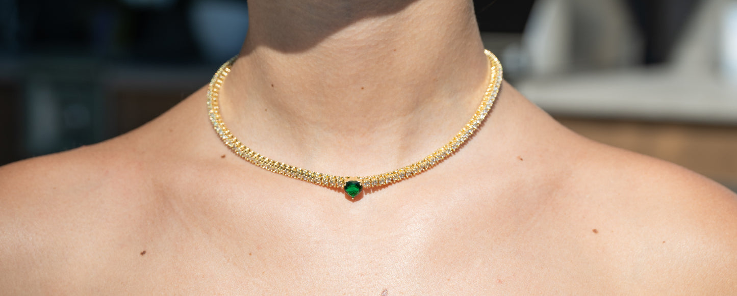 Heart of Eden Tennis Chocker